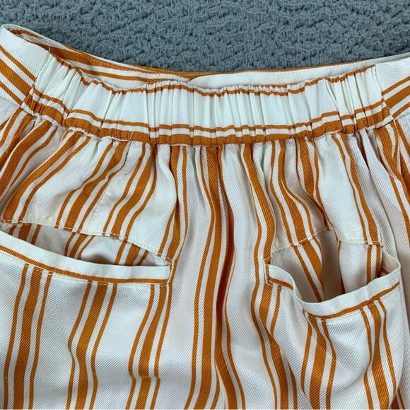 Maeve by Anthropologie Women's Sunshine Wide-Leg Striped Pants  -  Size: 10 - Picture 9 of 16